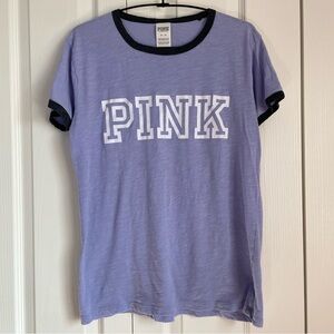 Lavender/Purple Short Sleeve Tee | PINK Victoria's Secret Sz M